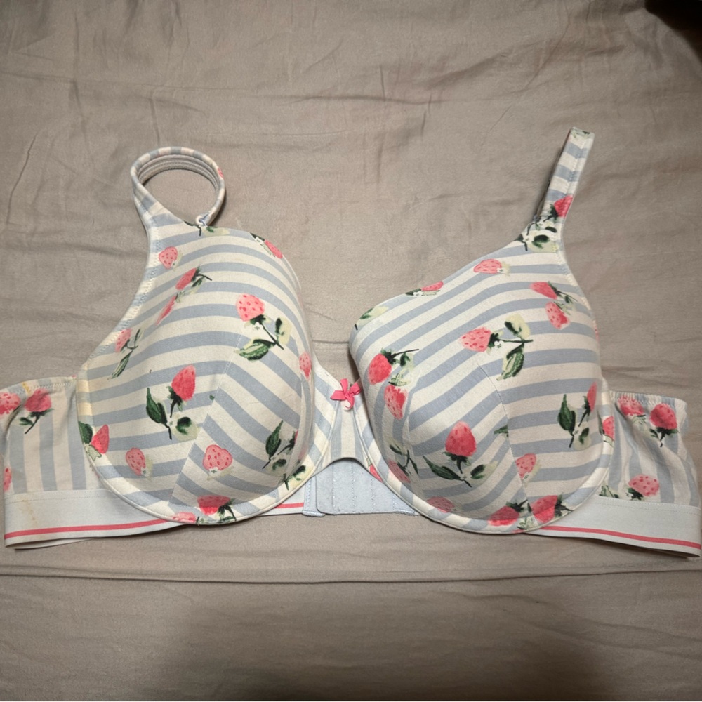 Strawberry Print Cacique Bra